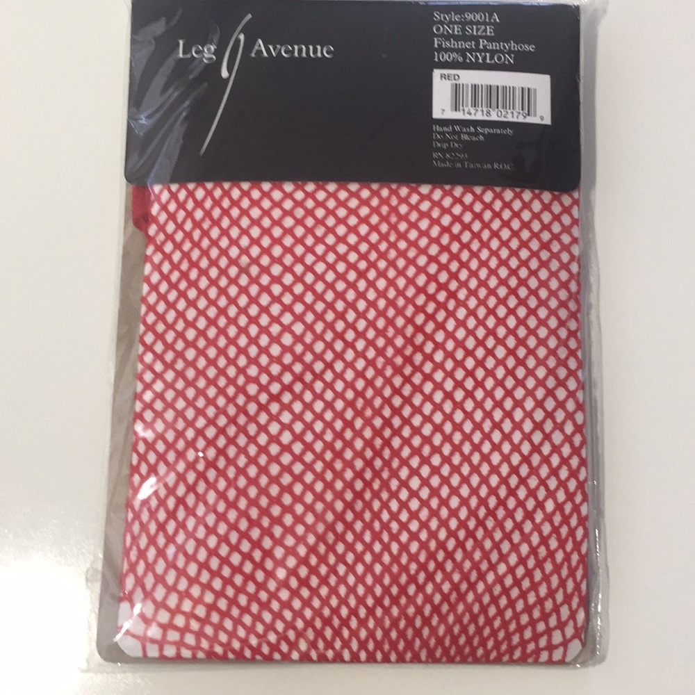 NWT 2 PAIRS for $6 RED LEG AVENUE Fishnet